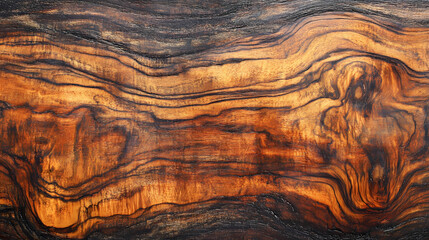 Naklejka premium Moody and atmospheric blackwood grain texture, perfect for dramatic and luxurious backgrounds,. Blazewood. Illustration