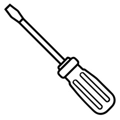 screwdriver isolated on white