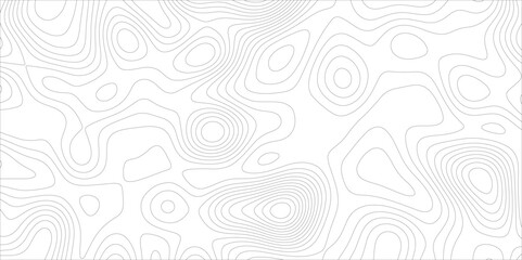Abstract wavy curved lines background. abstract pattern background vector topographic map. The black on white contours vector topography stylized height of the lines map Seamless pattern banner design