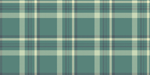 Uniform background plaid textile, celebrate seamless fabric pattern. Sample texture vector check tartan in teal and light colors.