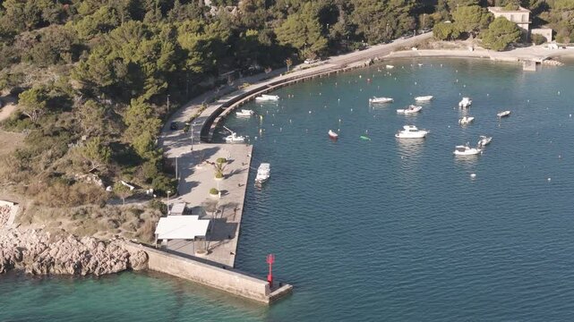 Aerial Views of Dubrovnik Mlini