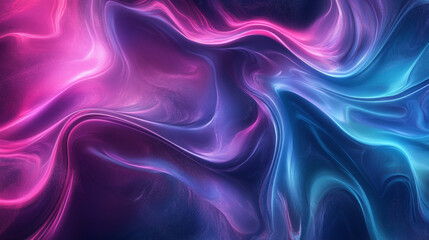 Obraz premium Vibrant neon abstract background with fluid waves