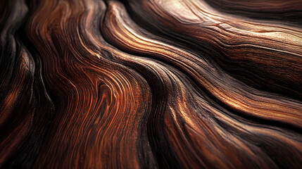 The blackwood wood grain background features a rich, deep color with distinctive patterns and textures, adding a sophisticated and natural touch to any design. Blazewood. Illustration