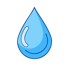 water droplet vector icon, water droplet vector illustration - simple illustration of water droplet, perfect for logos,and water droplet -themed designs.