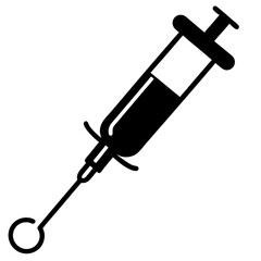  infusion pump silhouette vector illustration