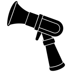  otoscope silhouette vector illustration