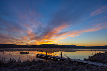 Obraz premium nature reserve Olsina, Sumava National Park, Czech Republic