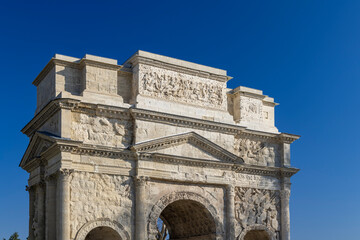 Roman triumphal arch, Orange, UNESCO world heritage, Provence, France