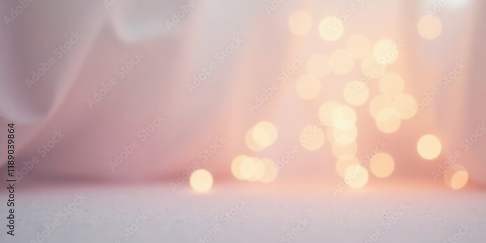 Poster Soft Pink Background with Gentle Light Bokeh for Elegant Designs