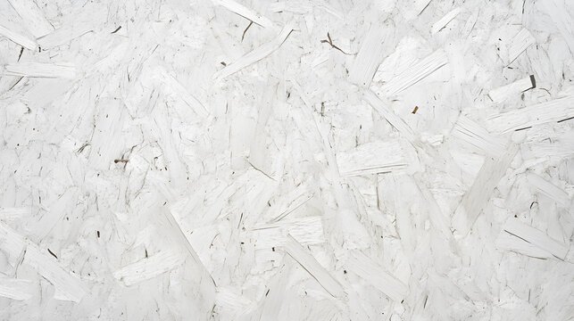 A particle-pressed wood panel (OSB) texture in light cream and gray tones.