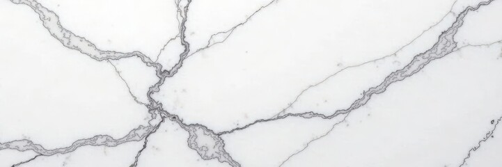 Obraz premium White marble with deep fissures, rough texture , fissure, marble