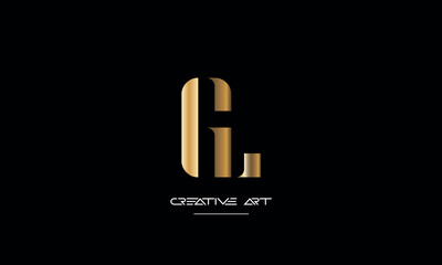 LG, GL, L, G abstract letters logo monogram
