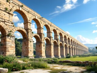 Obraz premium Ancient Roman Aqueduct