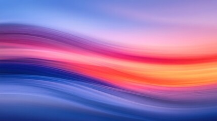 Obraz premium Abstract colorful wavy background with vibrant hues of blue, pink, and orange.