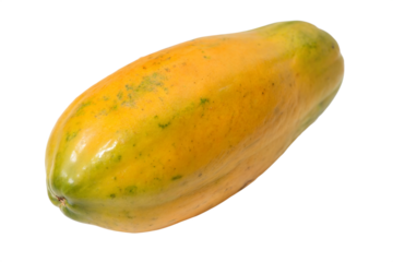 Una papaya maradol aislada
