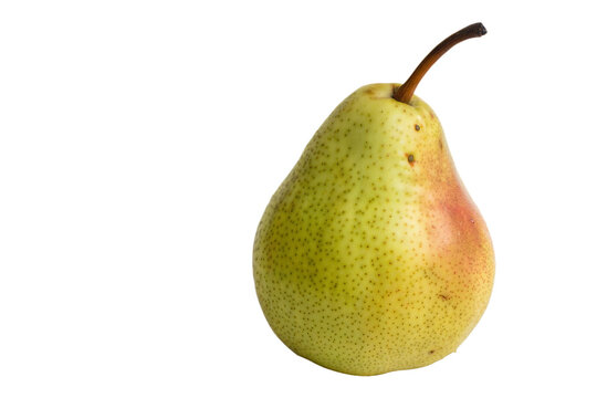 Una pera aislada