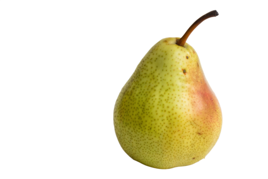 Una pera aislada