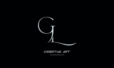 LG, GL, L, G abstract letters logo monogram