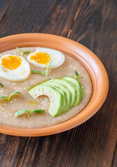 Amaranth Porridge bowl