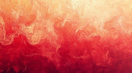 Fototapeta premium Radiant Gradient Flow: Fiery Crimson to Soft Peach Minimalist Abstract Background