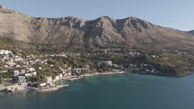 Aerial Views of Dubrovnik Mlini