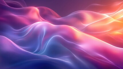 Obraz premium Abstract Background - Flowing Colorful Waves