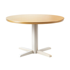 Minimalist round table icon illustration isolated on transparent background  
