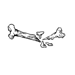 illustration of an background bones
