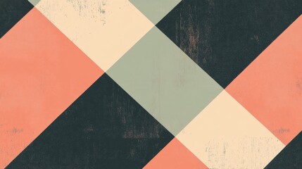 Fototapeta premium Angular Elegance - Minimalist Geometric Background with Muted Tones and Abstract Patterns