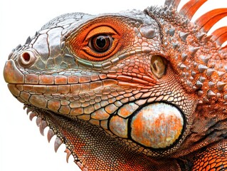Obraz premium close-up of an iguana