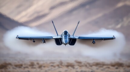 Dynamic view of a fighter jet performing aerial maneuvers, capturing the essence of cutting-edge military aviation technology 
