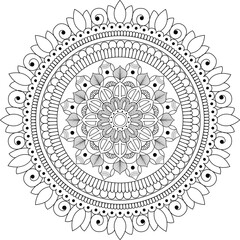 This is a mandala design.