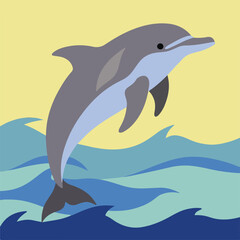 vector dolphin art free download
