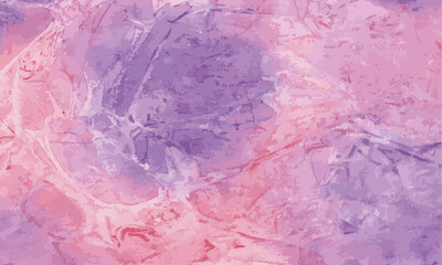 Hand-painted abstract watercolor background in purple and rose colors.