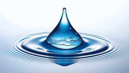 glycerin gel drop isolated generative ai