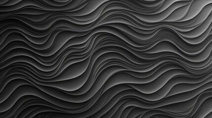 Monochrome Fluidity: Abstract Seamless Waves in Minimalistic Grayscale.