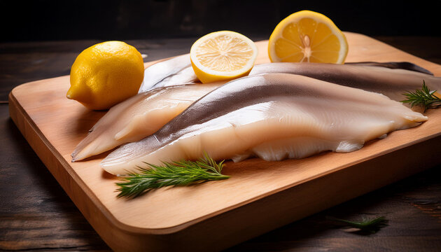filetes de pescado fresco postas de bagre con limones