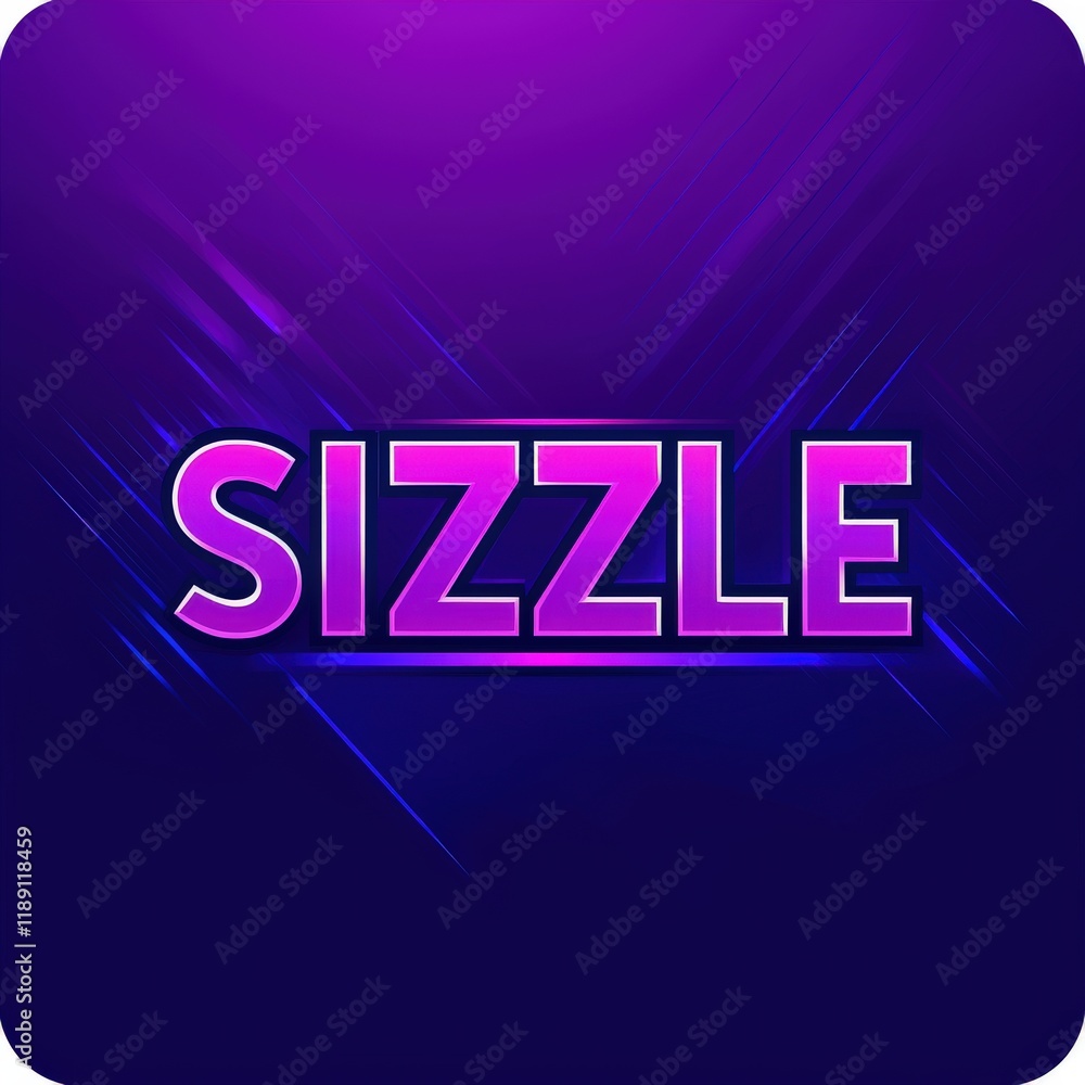 Poster futuristic abstract geometric logo design with vibrant colors and dynamic lines
