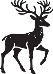 deer silhouette vector