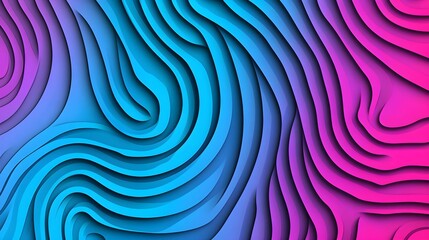 Obraz premium Gentle Pink and Blue Wave Pattern Seamless High Resolution Background
