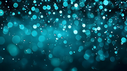 Raindrops create a soothing background.