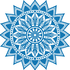 spiritual symbol round ornament