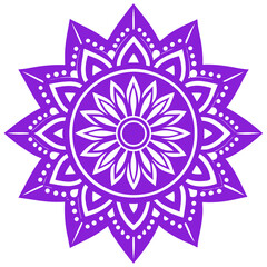 spiritual symbol round ornament