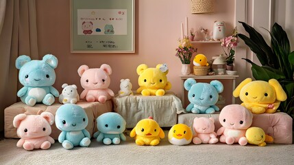 easter bunny and eggs