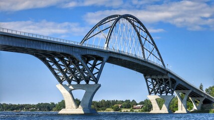 Lake Champlain Bridge Connecting New York and Vermont