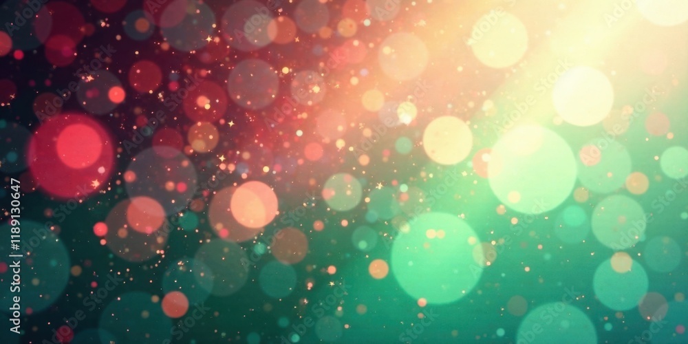 Aufkleber abstract festive background with shimmering lights and colorful bokeh
