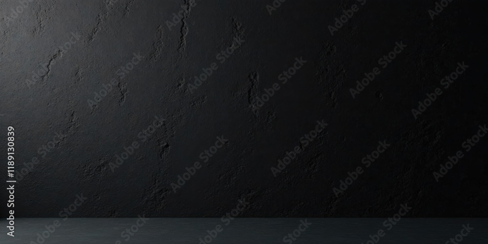 Poster dark textured wall and floor background scene for product placement