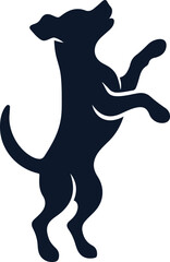 dog Vector silhouette