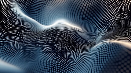 Serene Minimalism: Textured Abstract Art with Soothing Gradients and Delicate Dot Details