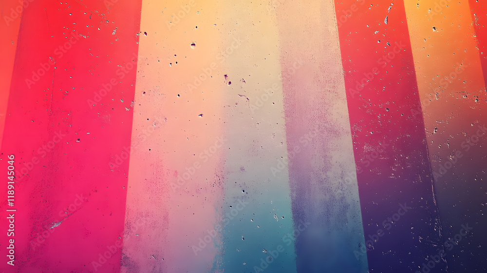 Aufkleber retro gradient background with a grainy texture